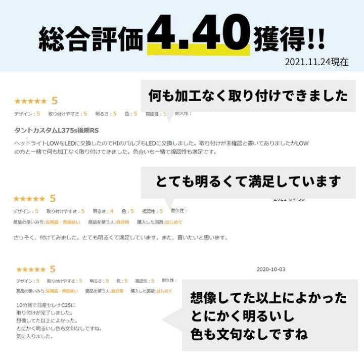 楽天市場 Led H7 H8 H9 H11 ヘッドライト ハイビーム ロービーム Ledバルブ イエロー ホワイト 電球 色 ハロゲン色 車検対応 オススメ 明るい Led カットライン パーツ 1年保証 車 Ledヘッドライト Fcl エフシーエル エフシーエル Hid Ledの専門店