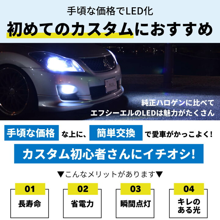 楽天市場 10 オフクーポンあり フォグランプ H8 H11 H16 Hb4 Psx26w Led フォグ イエロー 後付け 汎用 24v Ledバルブ ハイエース 0系 ヴェルファイア 30系 アルファード Rav4 セレナ C27 社外品 社外 品 車検対応 ホワイト 黄色 12v 1年保証 Fcl エフシーエル