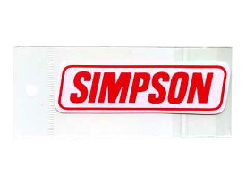 SIMPSON(シンプソン)輸入ステッカー小【USA ヘルメットメーカー】
