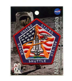 NASA SPACE SHUTTLE STS-104ワッペン【アメリカ USA エンブレム】