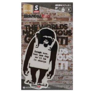 BANKSY(�o���N�V�[)Do Nothing-Monkeysign�X�e�b�J�[ S�T�C�Y�y�V�[�� �f�U�C�i�[�z