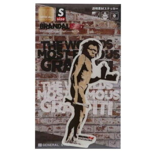 BANKSY(�o���N�V�[)FASUTFOOD APEMAN�X�e�b�J�[ S�T�C�Y�y�V�[�� �f�U�C�i�[�z