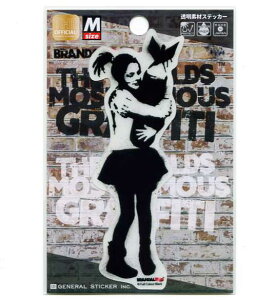 BANKSY(�o���N�V�[)Lave The Bomb�X�e�b�J�[ M�T�C�Y�y�V�[�� �f�U�C�i�[�z