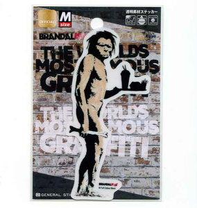 BANKSY(�o���N�V�[)FASUTFOOD APEMAN�X�e�b�J�[ M�T�C�Y�y�V�[�� �f�U�C�i�[�z