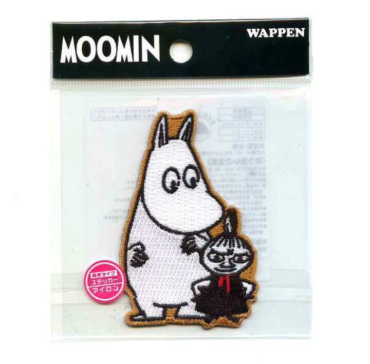 楽天市場 Moomin ムーミンとリトルミイ ワッペン イラスト キャラクター Webショップfreedom 楽天市場店