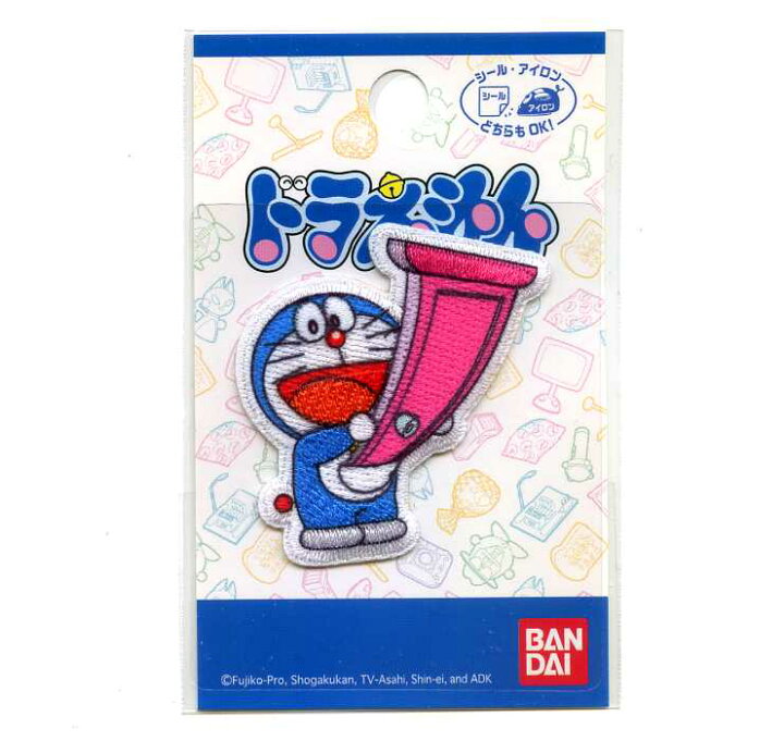 楽天市場 ドラえもんワッペン どこでもドア イラスト キャラクター Webショップfreedom 楽天市場店