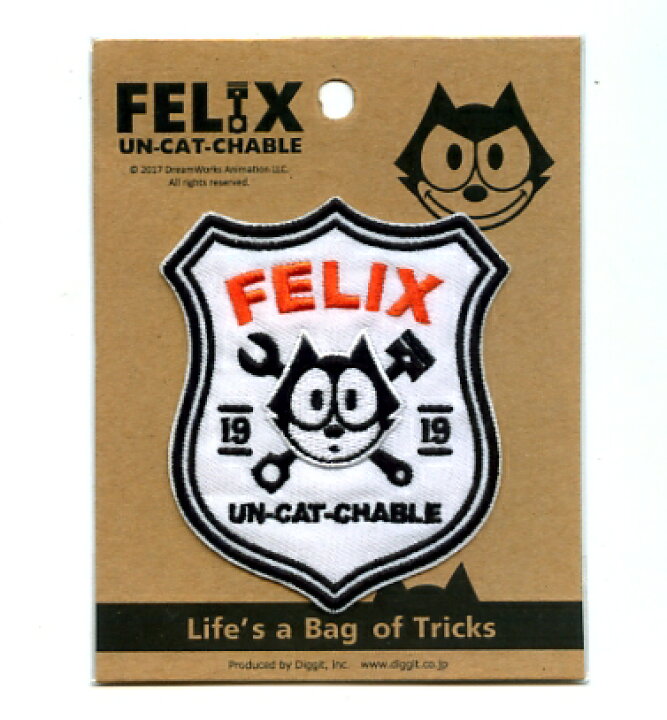 楽天市場 Felix The Catワッペン Sign イラスト キャラクター Webショップfreedom 楽天市場店