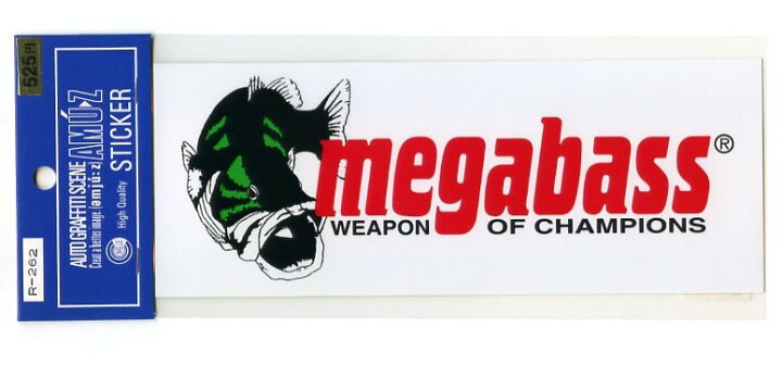 楽天市場】megabass（メガバス）ステッカー【フィッシング 