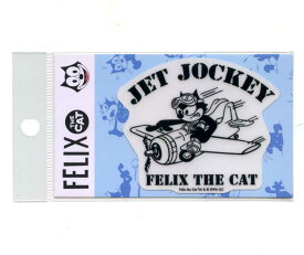 FELIX THE CAT透明ステッカー（JET JOCKEY）【キャラクター　シール】