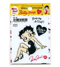 Betty Boop（ベティ・ブープ）ステッカー　BT05【WALL STICKER】