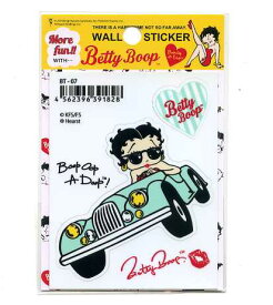 Betty Boop（ベティ・ブープ）ステッカー　BT07【WALL STICKER】