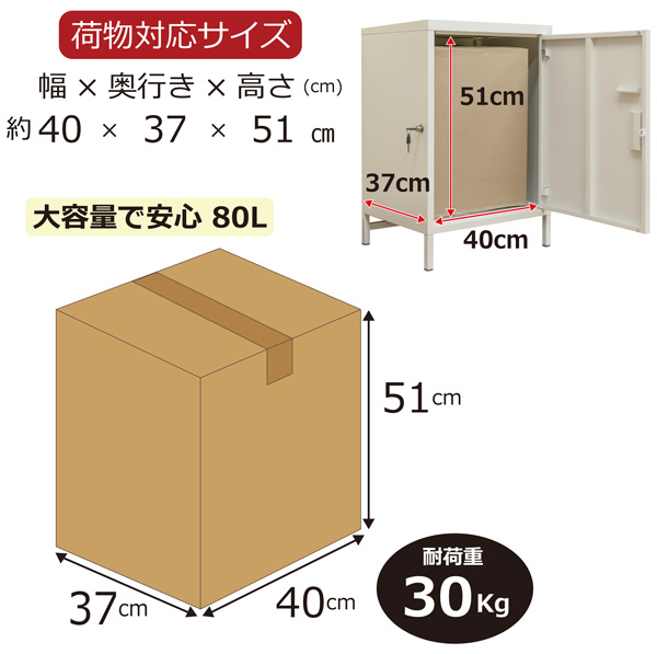 楽天市場】DELIO 宅配ボックス大容量1ドア（ブラック）【ネット通販 