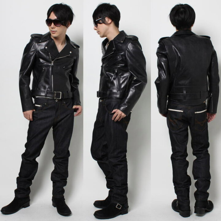 楽天市場】革ジャン レザージャケット ライダースジャケット : 革 