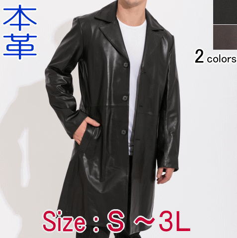 最新作の ブラック コート ラムレザー - レザージャケット