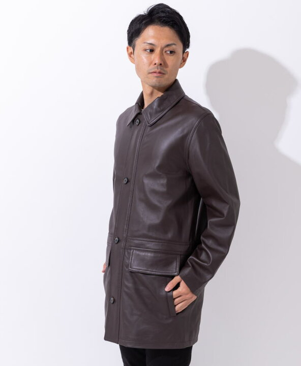 楽天市場】Freedom 革ジャン メンズ レザーコート レザージャケット 