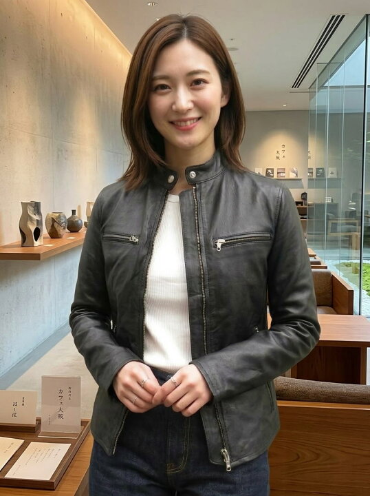 楽天市場】羊革 Freedom 革ジャン レディース ラムレザー 本革 レザー 