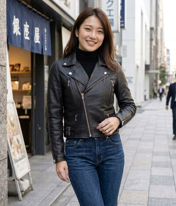 楽天市場】ラムレザー Freedom 革ジャン レディース 大きいサイズ 本革 