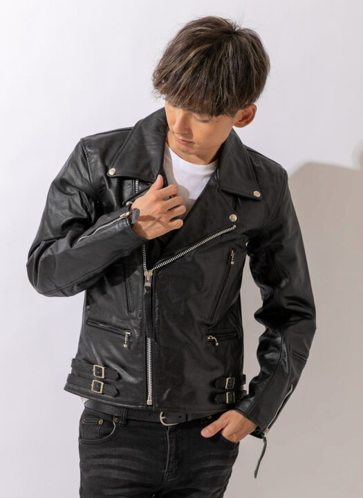 楽天市場】レザージャケット メンズ 大きいサイズ UK ダブル 