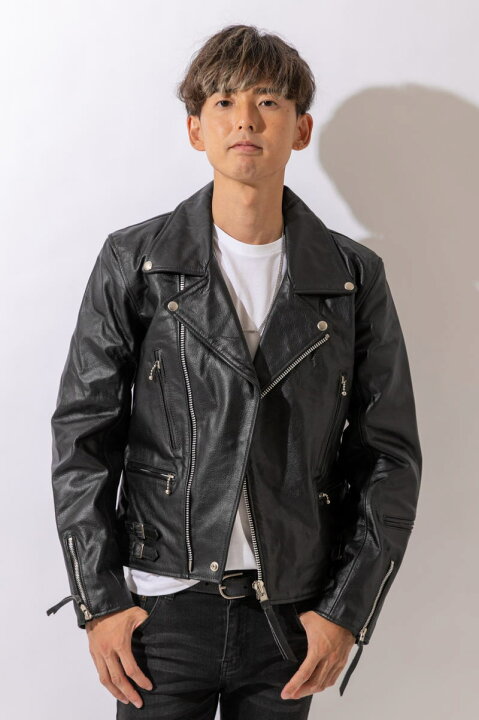 楽天市場】UK ダブル ライダースジャケット レザージャケット メンズ  