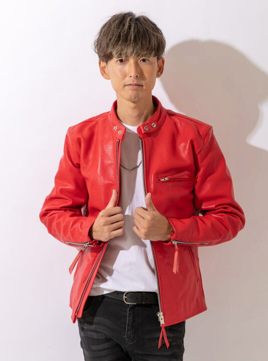 楽天市場】レザージャケット シングル ライダースジャケット メンズ 
