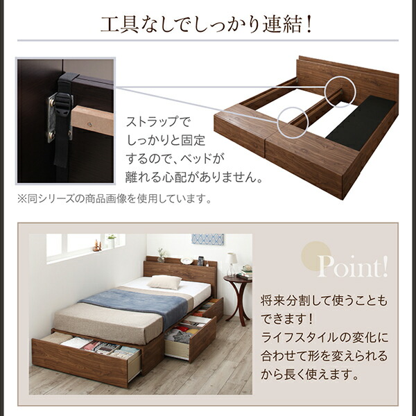 楽天市場】【全品P5倍＆39クーポン10/30限定】ベッド 収納付きベッド