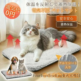 ホットマット ボア 電気不要 S M 体温で蓄熱 洗える ペットマット あったかマット ペット 犬 猫 用 マット 保温 寒さ対策 冬グッ