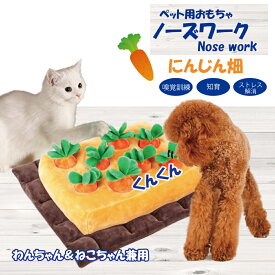 ノーズワーク にんじん畑 犬おもちゃ 犬 猫 知育玩具 ペットおもちゃ ペット用品 運動不足 ストレス解消 嗅覚訓練 人参8個 宅急便発送 フェザーストア