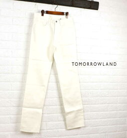 【4/20限定ポイント10倍】トゥモローランド TOMORROWLAND コットンピケ ストレート パンツ outlet ・63-04-41-04712-0171501(メンズ)(last_1)(春夏アイテム)