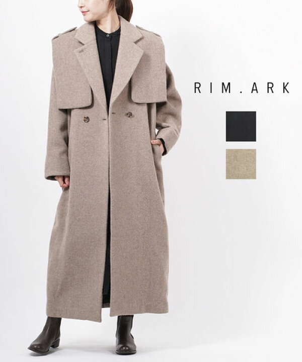 楽天市場】【30%OFF】リムアーク RIM.ARK ロングコート Single face  