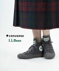 (C-2)(コンバース CONVERSE) ×L.L.Bean ハイカット スニーカー 靴 オールスター100ALL STAR 100 L.L.Bean HI・AS100-LL-HI-3242202(レディース)