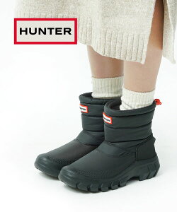 【ポイント2倍】ハンター HUNTER スノーブーツ ブーツ ショートブーツ ウィンターブーツ 防寒 防水 雨 雪 ショート キャンプ アウトドア あったか・WFS2108WWU-0122302(レディース)(C-2)