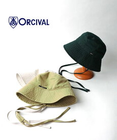 【20%OFF】オーチバル・オーシバル ORCIVAL ハット バケットハット バケハ 帽子 シンプル 日除け 日よけ 紐付き 春 夏 日差し 定番 無地 カジュアル アウトドア・OR-H0082TCL-0322401(レディース)(JP)