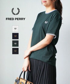 【4/27 9:59までポイント10倍】【2024年春夏新作】フレッドペリー FRED PERRY Tシャツ トップス カットソー ユニセックス 半袖 クルーネック コットン 綿 ロゴ シンプル おしゃれ 定番・M1588-3872401(メール便可能商品)[M便 5/5](メンズ)(レディース)