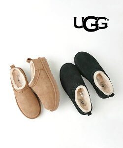 【マラソン期間中はポイント10倍】【2025年秋冬新作】アグ UGG スリッポン シューズ ムートン ショートブーツ スエード シープスキン スリッパ 暖かい ふかふか かわいい おしゃれ・1173891-25425
