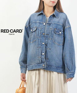 �y2026�N�t�ĐV��z���b�h�J�[�h �g�[�L���[ RED CARD TOKYO �f�j���W���P�b�g G�W���� �A�E�^�[ �W���P�b�g �I�[�o�[�T�C�Y �傫���T�C�Y �������E72W18601-2942601(���f�B�[�X)