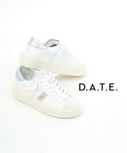 【ポイント2倍】デイト D.A.T.E. スニーカー シューズ 靴 ローカット レザー 厚底 大人 カジュアル おしゃれ・51WHPCAWS-3362501(レディース)