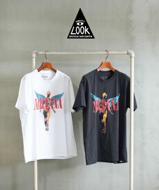 【超ポイントバック祭期間ポイント10倍】スリフティールック THRIFTY LOOK Tシャツ 半袖 ロックTシャツ トップス ヴィンテージ加工 ユニセックス・TL23S044-2932501(メール便可)[M便 5/5](メンズ)(レディース)