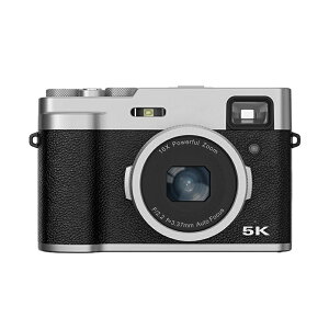 【クーポンで13980円〜】楽天1位・正規品 デジタルカメラ 5K WIFI対応 4800万画素 16倍ズーム 【64GBカード付き】オートフォーカス 6軸手振れ補正 光学ファインダー フラッシュ 2.8インチ画面 コン