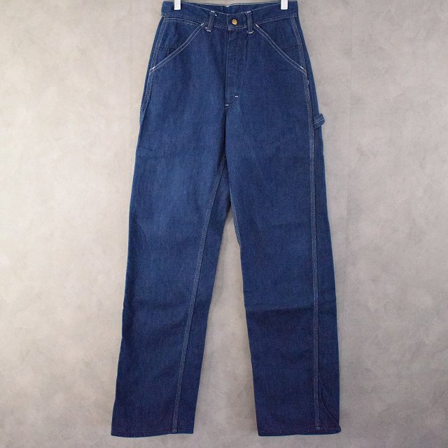 USA買付 70's Lee USA製 Denim Painter pants W28 70年代 最安価格 ヴィンテージ ワーク 中古 リー デニムペインターパンツ 古着 パンツ アメリカ製 メンズ 往復送料無料
