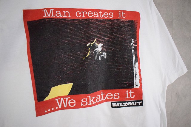 楽天市場】90's BALZOUT USA製 Skate Brand T-shirts XL 90年代 