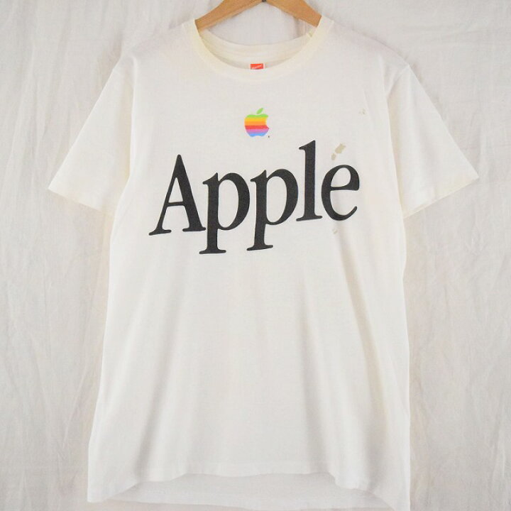 楽天市場 80 S Apple Usa製 レインボーロゴtシャツ 80年代 アップル マック 企業 古着 ヴィンテージ 中古 メンズ店 ヴィンテージ 古着屋 通販 Feeet