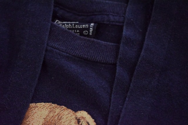 楽天市場】90's POLO Ralph Lauren USA製 ポロベアプリントTシャツ L 