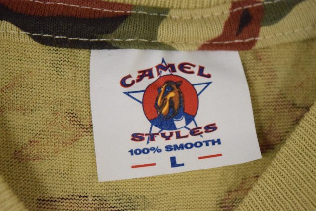 楽天市場】90's CAMEL STYLES カモ柄×キャラクタープリントポケットT 