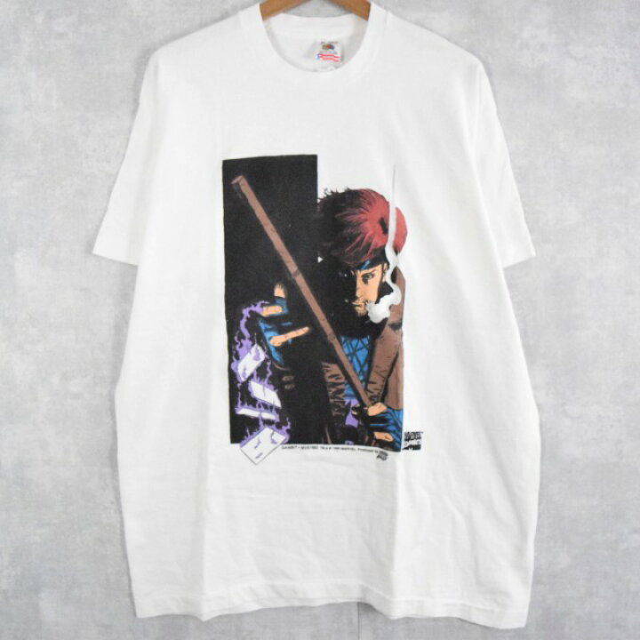 楽天市場 90 S Marvel Usa製 Gambit プリントtシャツ Xl 90年代 アメリカ製 マーベル アニメ 映画 キャラクター 古着 ヴィンテージ 中古 メンズ店 ヴィンテージ 古着屋 通販 Feeet