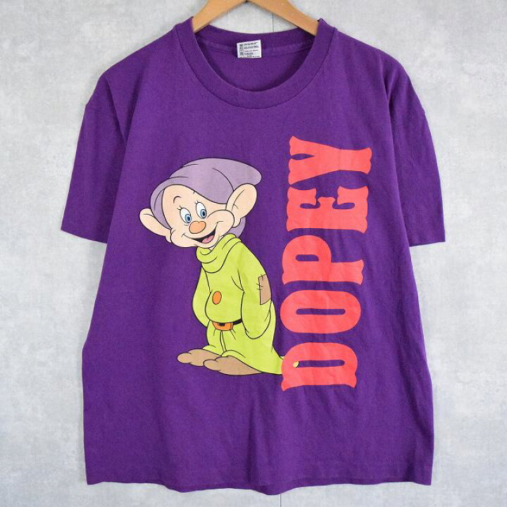 楽天市場 90 S Disney Usa製 Dopey キャラクタープリントtシャツ L 90s 90年代 アメリカ製 ディズニー 白雪姫 七人の小人 ドーピー 古着 ヴィンテージ 中古 メンズ店 ヴィンテージ 古着屋 通販 Feeet
