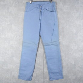 70's Levi's 519 コットンツイル カラーパンツ W31 70年代 水色 リーバイス 【古着】 【ヴィンテージ】 【中古】 【メンズ店】