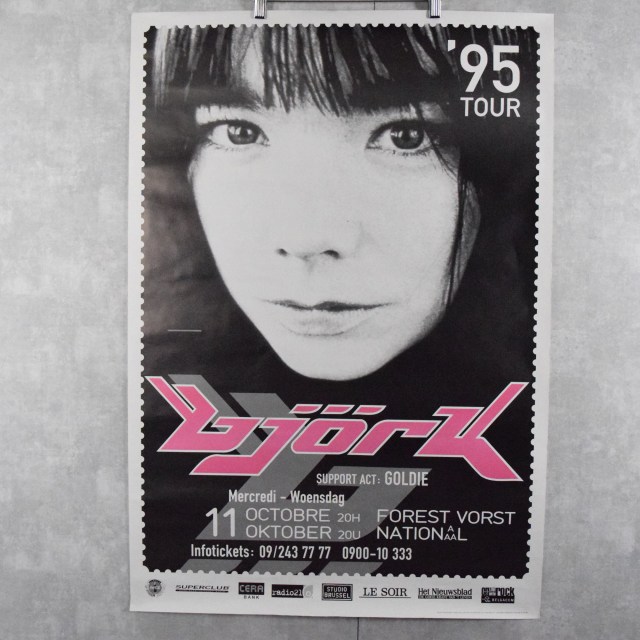 楽天市場】1995 Bjork tour Poster 90s 90年代 ビョーク アーティスト