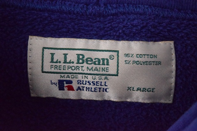 楽天市場】90's L.L.Bean× RUSSELL ATHLETIC USA製 ヘンリーネック 