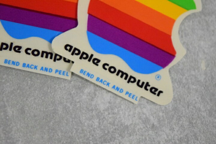 楽天市場 Apple Apple Computer レインボーロゴステッカー アップル テック Tech 企業 虹 古着 ヴィンテージ 中古 メンズ店 ヴィンテージ 古着屋 通販 Feeet