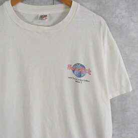 90's Hard Rock USA製 "Don Henley" イラストプリントTシャツ XL 90年代 90s ハードロック ドンヘンリー アメリカ製 白 ホワイト 半袖 アート 【古着】 【ヴィンテージ】 【中古】 【メンズ店】